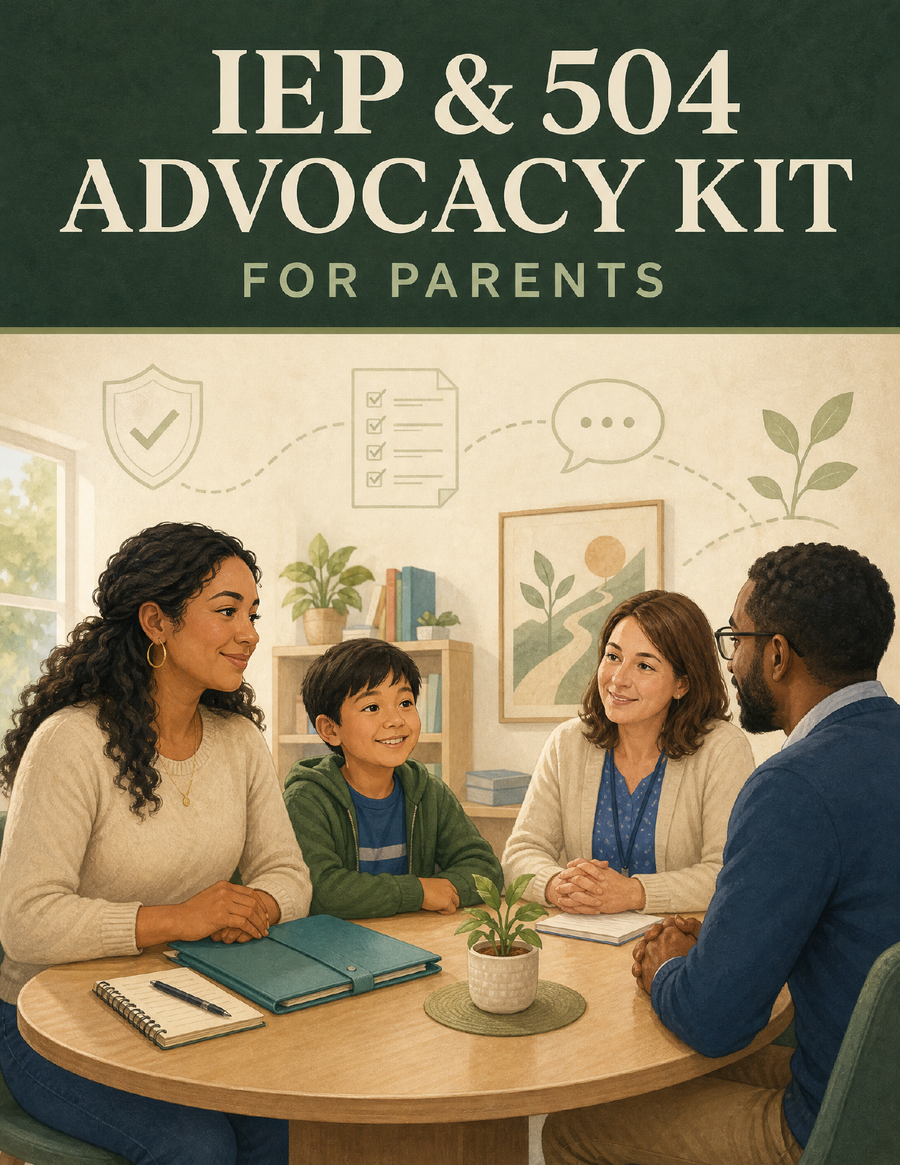 IEP & 504 Advocacy Kit for Parents